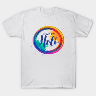 Color Splash Frame For Holi T-Shirt